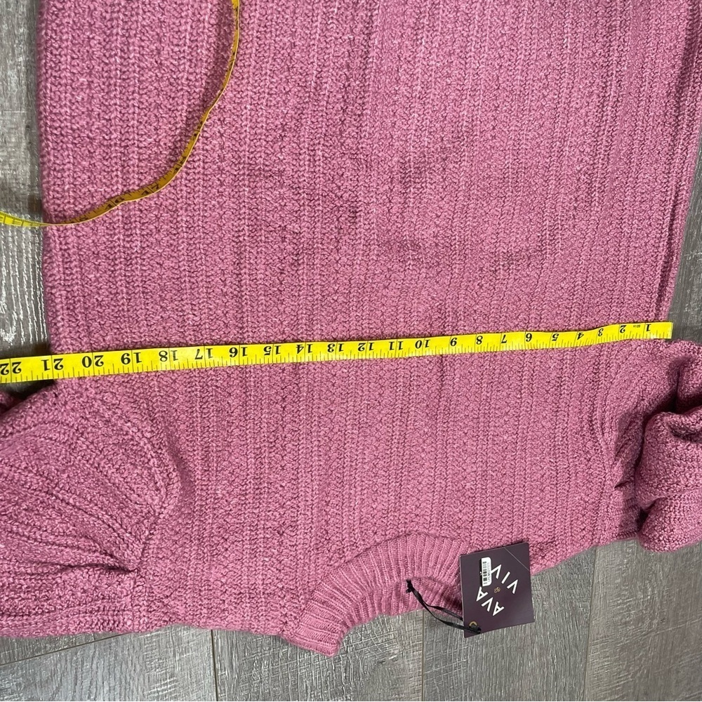 Ava & Viv Sweater Women's Sweater Pink Mauve Size 14(X) - Picture 6 of 7